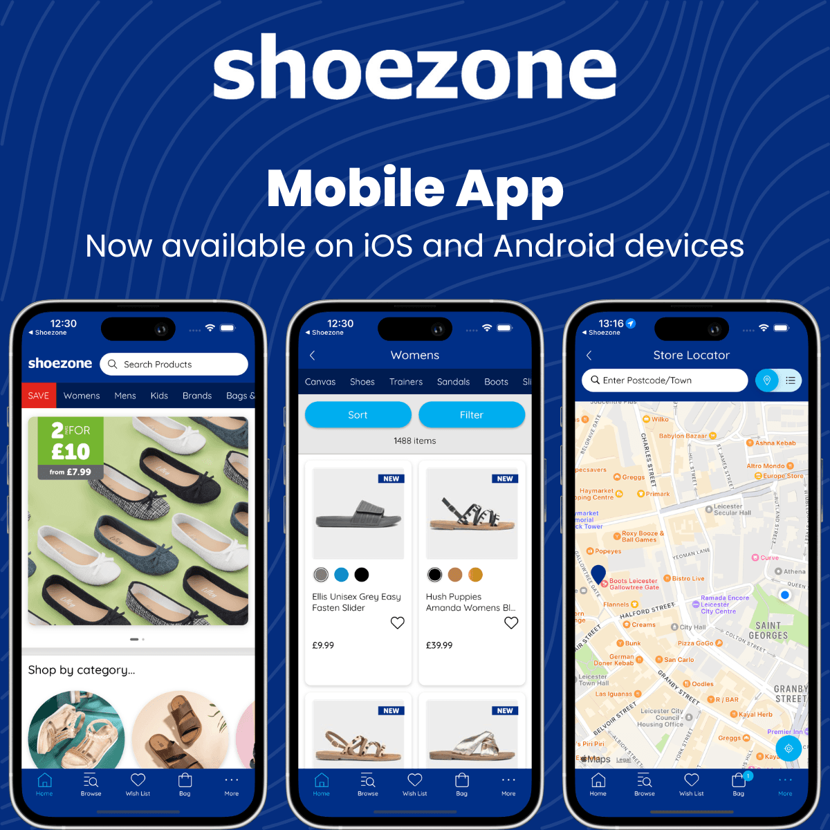 Shoezone Ecommerce Mobile App screenshots