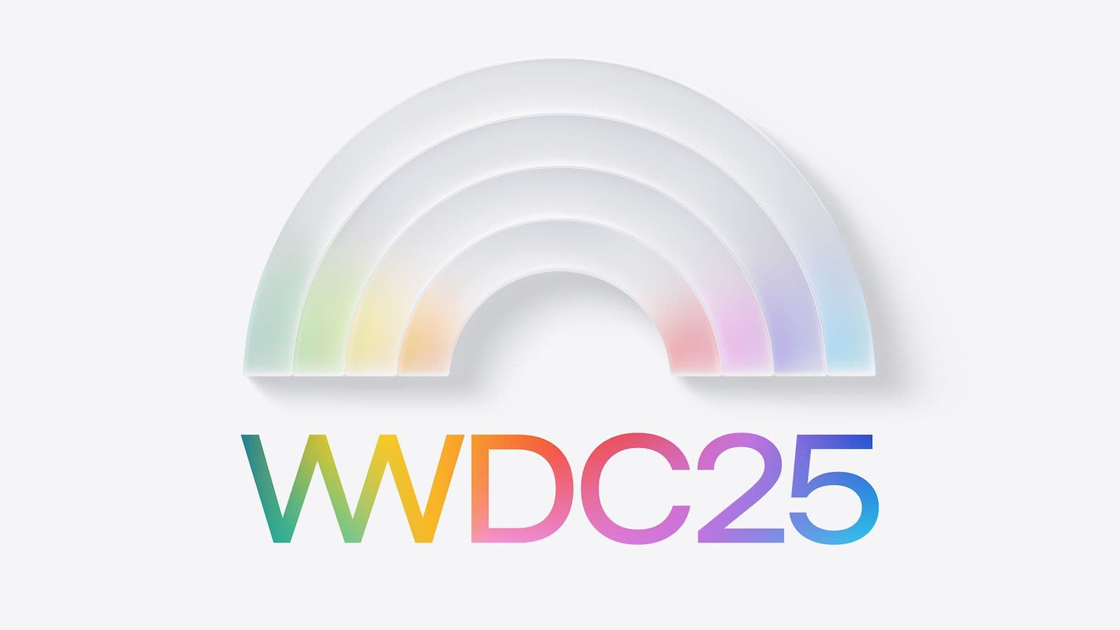 WWDC 2025 logo with colorful gradient design